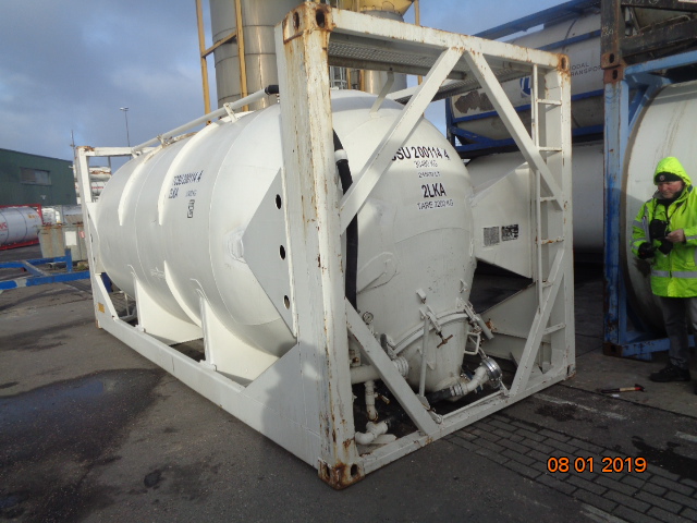 24500 liters 20 feet SILO-BULK-POWDER tank container