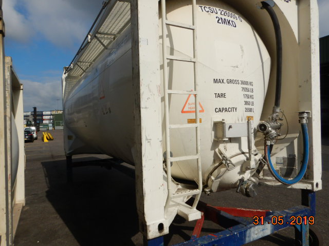 26500 liters 20 feet SILO-BULK-POWDER tank container