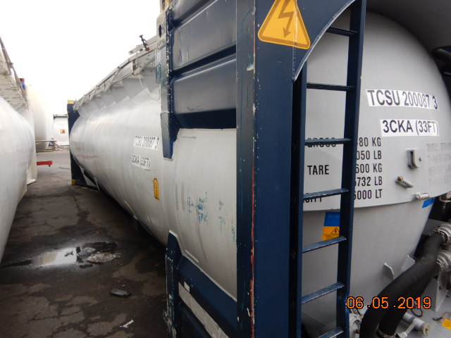 46000 liters 33 feet SILO POWDER BULK tank container